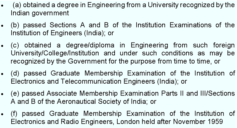 UPSC ese educational qualification