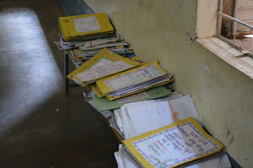 Workbooks in a government school