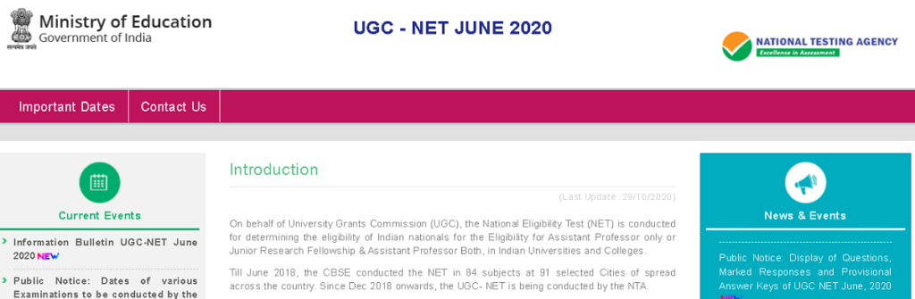 ugc net june 2020 answer keys step 1